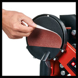 Slefuitor cu banda disc stationar Einhell TC - US 380, 380 W, viteza banda stationara 292 m/min, viteza disc abraziv 1.450 rpm, incl. 1x banda abraziva K80 si 1x hartie abraziva disc K80 Einhell - scule electrice si unelte profesionale - BricoMart