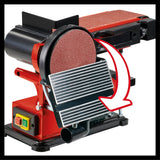 Slefuitor cu banda disc stationar Einhell TC - US 380, 380 W, viteza banda stationara 292 m/min, viteza disc abraziv 1.450 rpm, incl. 1x banda abraziva K80 si 1x hartie abraziva disc K80 Einhell - scule electrice si unelte profesionale - BricoMart