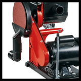 Slefuitor cu banda disc stationar Einhell TC - US 380, 380 W, viteza banda stationara 292 m/min, viteza disc abraziv 1.450 rpm, incl. 1x banda abraziva K80 si 1x hartie abraziva disc K80 Einhell - scule electrice si unelte profesionale - BricoMart
