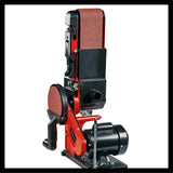Slefuitor cu banda disc stationar Einhell TC - US 380, 380 W, viteza banda stationara 292 m/min, viteza disc abraziv 1.450 rpm, incl. 1x banda abraziva K80 si 1x hartie abraziva disc K80 Einhell - scule electrice si unelte profesionale - BricoMart