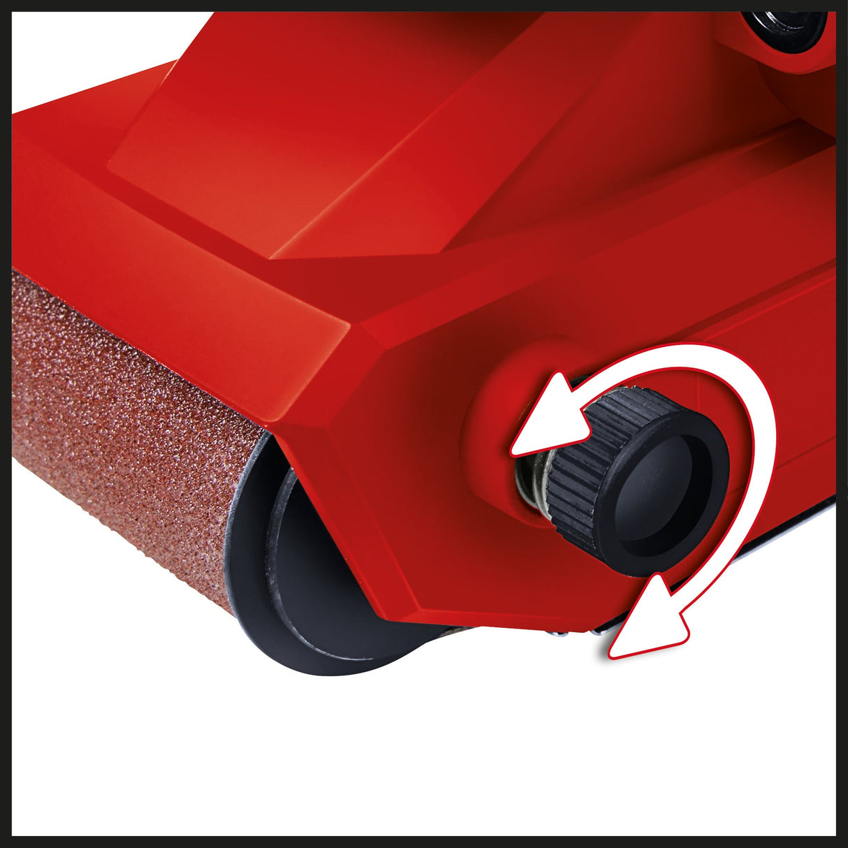 Slefuitor cu banda Einhell TC - BS 8038 (800 W, deplasare precisa a benzii cu reglare fina, insertie de protectie ceramica, maner suplimentar, iesire integrata de aspirare a prafului, incl. banda de slefuit Einhell - scule electrice si unelte profesionale - BricoMart