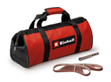 Slefuitor cu banda pe acumulator Einhell TE - BF 18 Li - Solo Power X - Change , 18 V, viteza de pana la 1.700 m/min, 2 brate de slefuit de 9 mm si 13 mm, inclusiv 12 benzi abrazive, fara acumulator Einhell - scule electrice si unelte profesionale - BricoMart