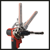 Slefuitor cu banda pe acumulator Einhell TE - BF 18 Li - Solo Power X - Change , 18 V, viteza de pana la 1.700 m/min, 2 brate de slefuit de 9 mm si 13 mm, inclusiv 12 benzi abrazive, fara acumulator Einhell - scule electrice si unelte profesionale - BricoMart