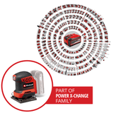 Slefuitor fara fir Einhell TE - OS 18/113 3X Li - Solo - Softgrip BricoMart - scule electrice si unelte profesionale - BricoMart