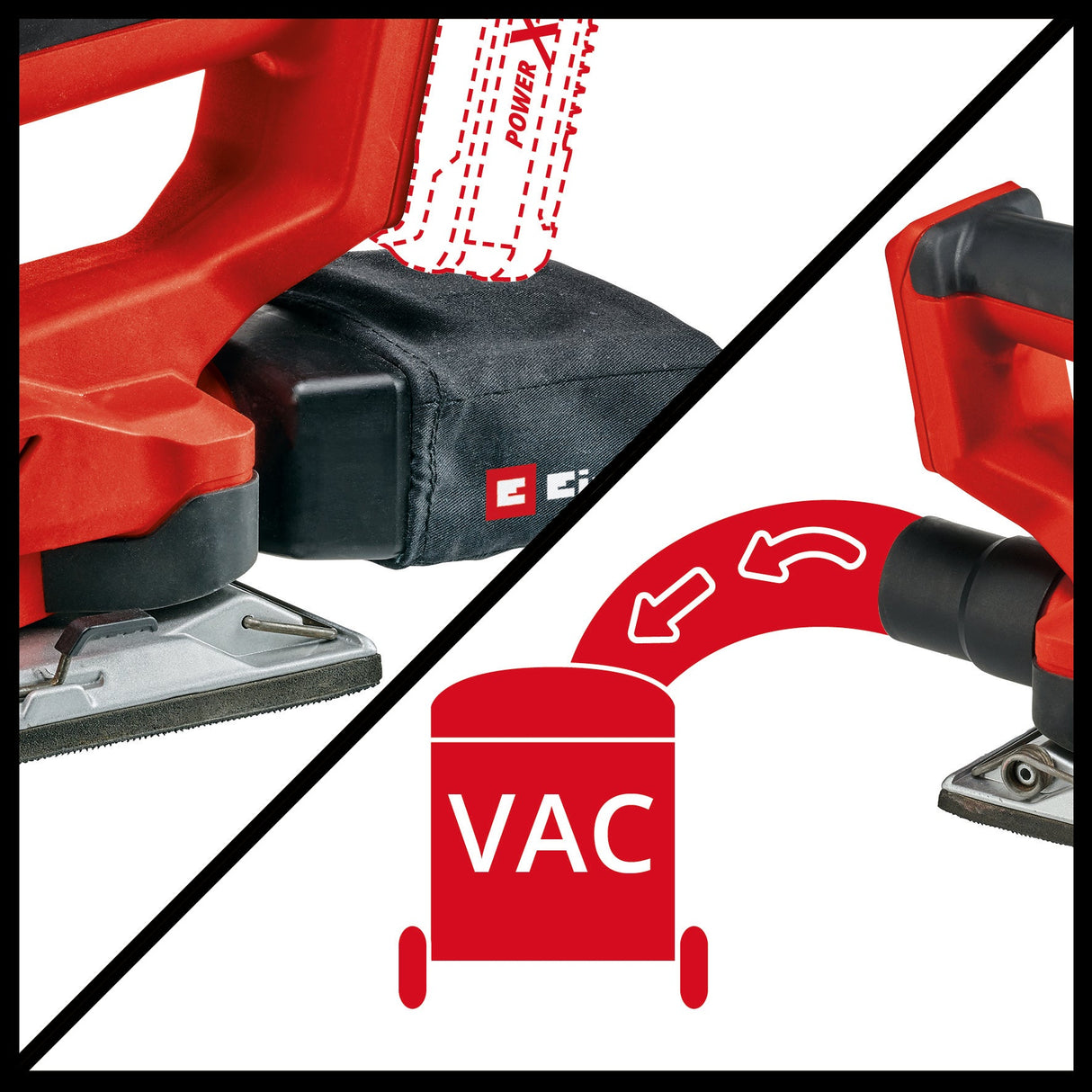 Slefuitor orbital pe acumulator Einhell TE - OS 18/230 Li Solo (electronica de viteza, micro - arici, placa de baza din aluminiu, sac de colectare a prafului, incl. 3x smirghel, fara acumulator sau incarcator Einhell - scule electrice si unelte profesionale - BricoMart