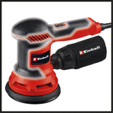 Slefuitor rotativ Einhell TC - RS 425 E, 425 W, disc de slefuit Ø 125 mm, rata maxima de vibratii 26.000 rpm, circuit rezonant 2,5 mm, incl. hartie abraziva 1x P60, P80, P120 fiecare Einhell - scule electrice si unelte profesionale - BricoMart