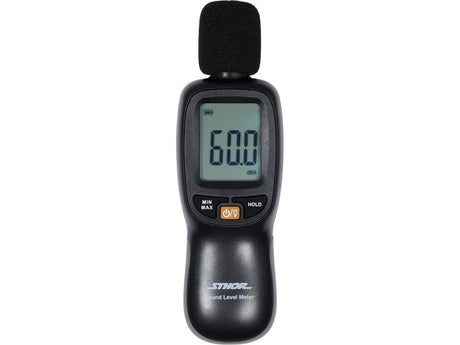 SONOMETRU, DOMENIUL DE MASURARE: 30 - 130DBA Sthor 81711 - 36mm, 98 g Sthor - scule electrice si unelte profesionale - BricoMart