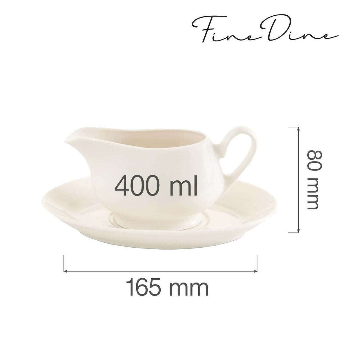 Sosiera dressing Fine Dine, Crema 400 ml