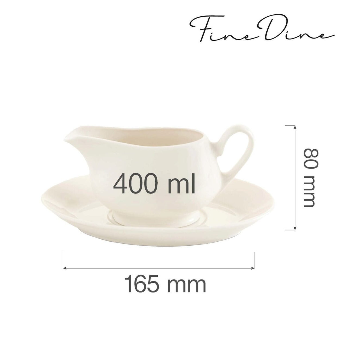 Sosiera dressing Fine Dine, Crema 400 ml