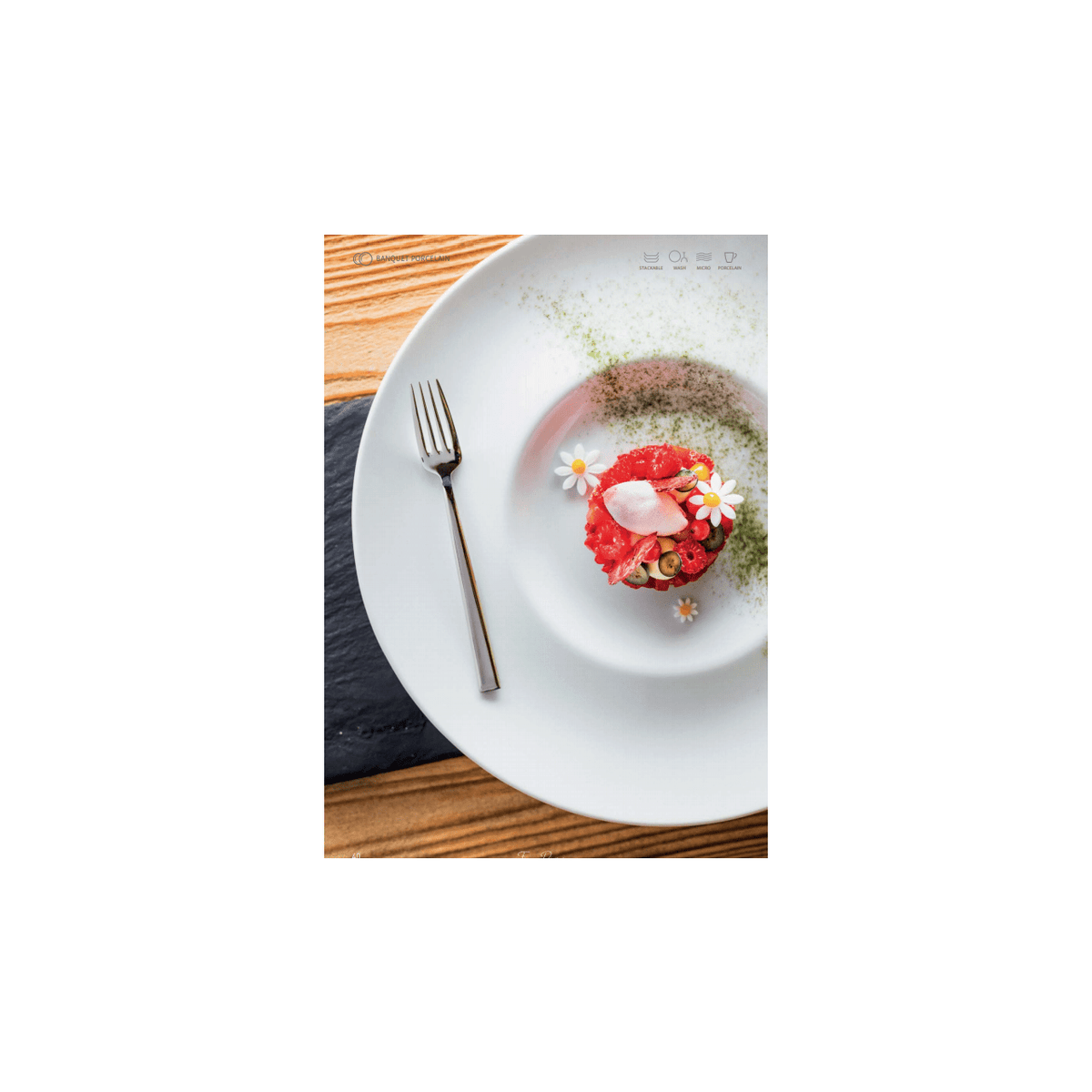 Sosiera Fine Dine, Bianco, Alb 400 ml