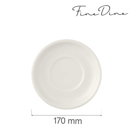 Farfurie pentru bol  770771, Fine Dine, Crema, 170 mm