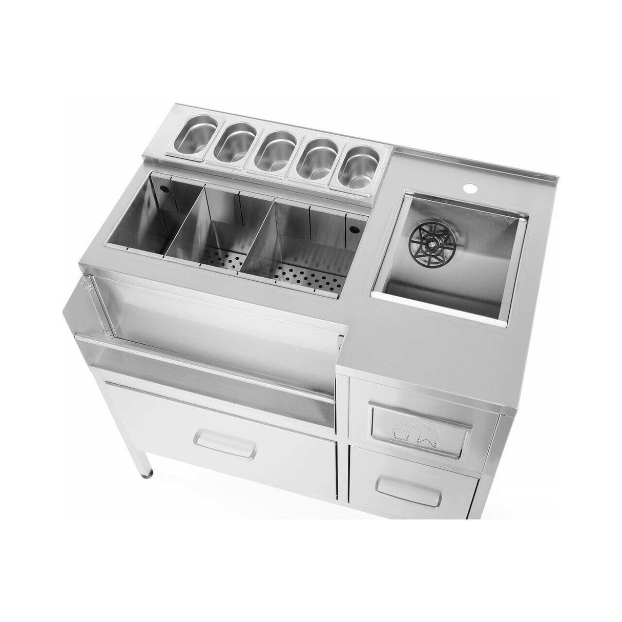 Statie bar aperitiv Oxygen, 1000x650x(H)900 mm, Barmatic