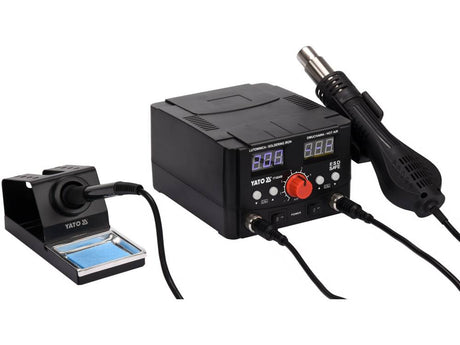 STATIE DE LIPIT YATO YT-82458 2 IN 1, APARAT LIPIT 75W + PISTOL AER CALD 750W YATO - scule electrice si unelte profesionale - BricoMart