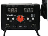 STATIE DE LIPIT YATO YT-82458 2 IN 1, APARAT LIPIT 75W + PISTOL AER CALD 750W YATO - scule electrice si unelte profesionale - BricoMart