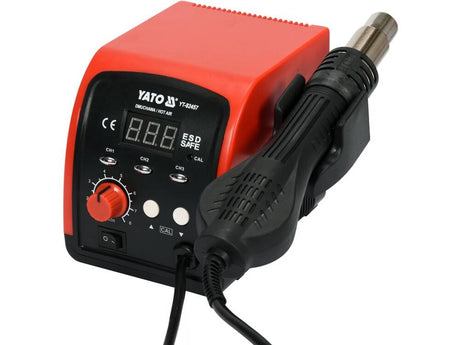 STATIE DE LIPT YATO YT-82457 CU PISTOL AER CALD, 750W YATO - scule electrice si unelte profesionale - BricoMart