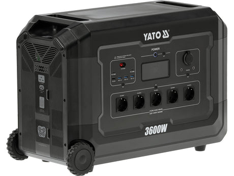 Statie incarcare portabila YATO YT-83096, 3600 W, 3072 wh - imagine 2