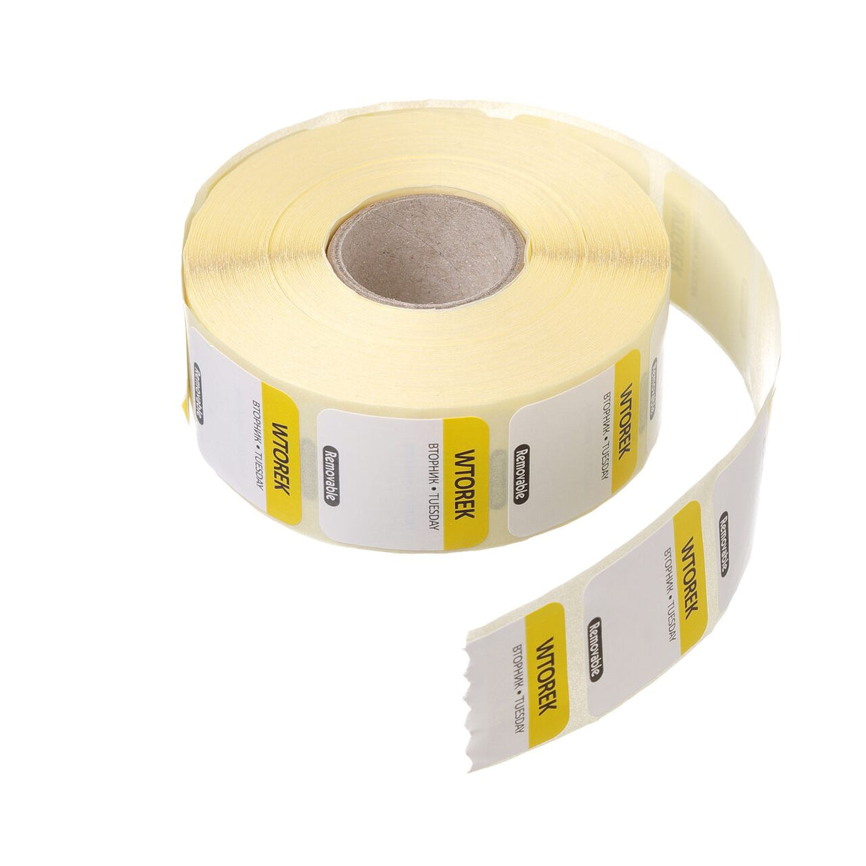 Stickere zilnice pt siguranta alimentelor - reutilizabile, HENDI, marti, 1000 buc. rola, 1000 buc., 25x25mm RO - BG - EN