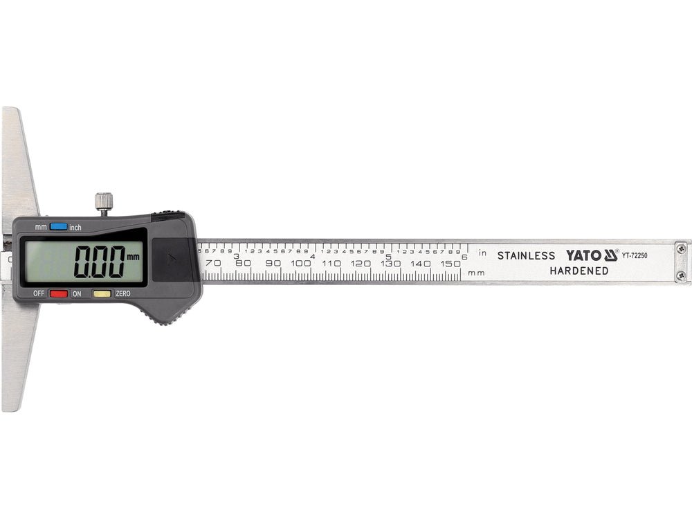 SUBLER DIGITAL PENTRU ADANCIME 150MM Yato YT - 72250 Yato - scule electrice si unelte profesionale - BricoMart