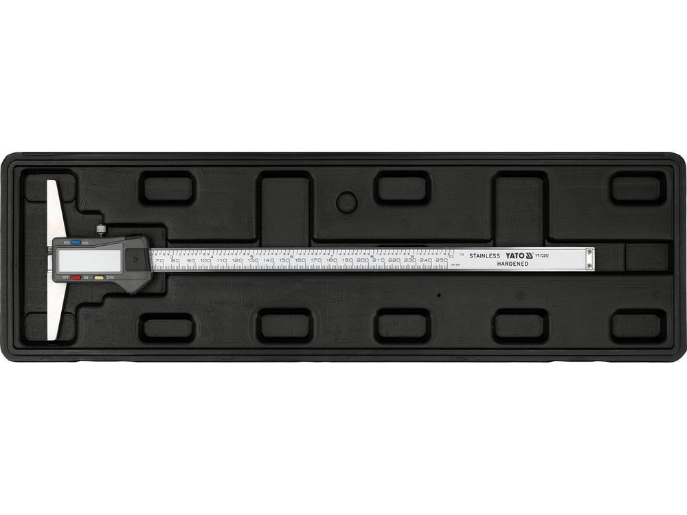 SUBLER DIGITAL PENTRU ADANCIME 250MM Yato YT - 72252 Yato - scule electrice si unelte profesionale - BricoMart