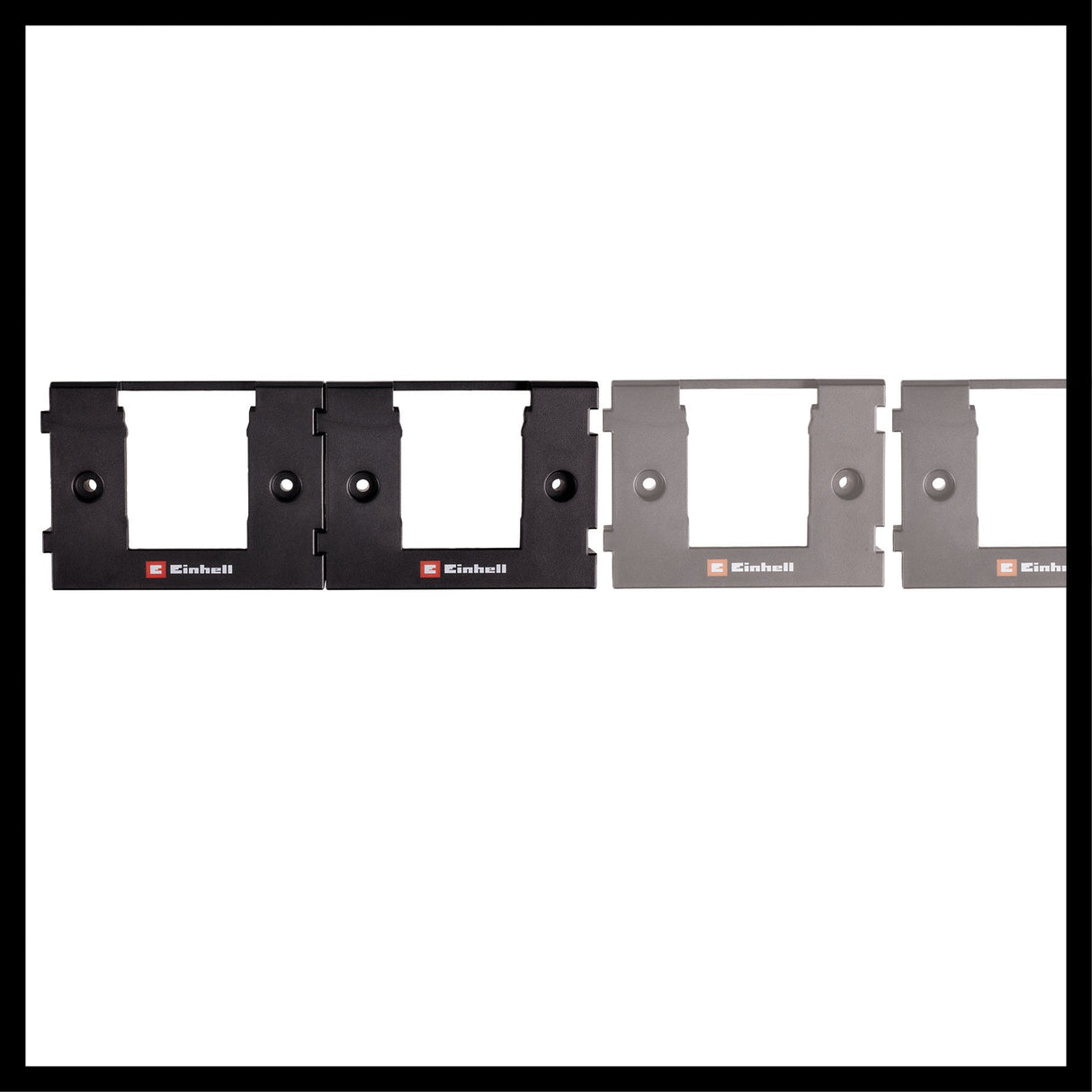 Suport de perete original pentru baterii Einhell Power X - Change (potrivit pentru depozitarea tuturor bateriilor Power X - Change, extensibil la infinit, instalare usoara, functie de prindere prin clic, include suruburi si dibluri Einhell - scule electrice si unelte profesionale - BricoMart