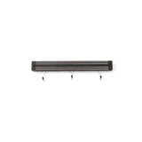 Suport magnetic pentru cutite, 45 cm, cu 5 carlige agatare, Hendi