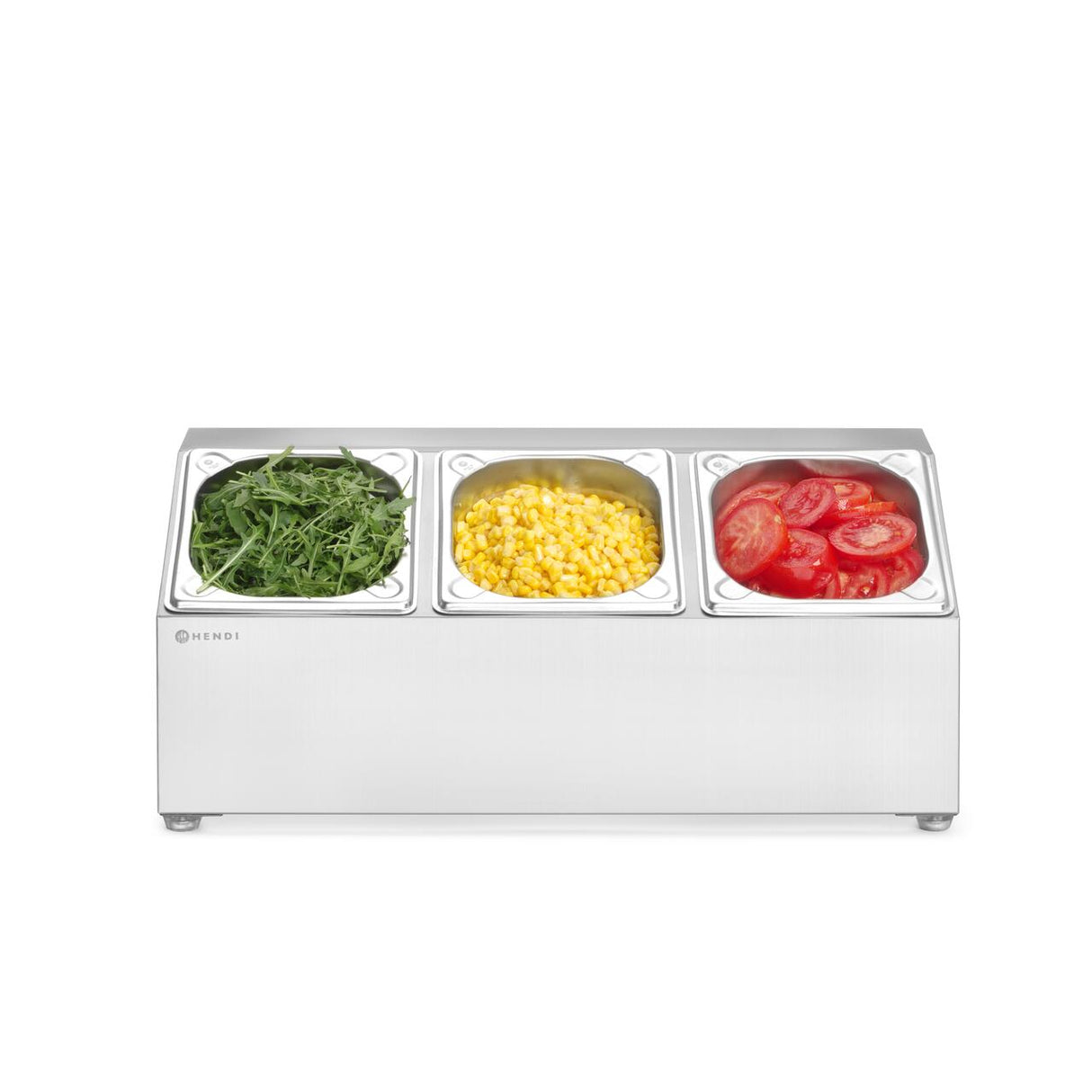 Suport pentru recipiente Gastronorm, HENDI, 3 compartimente, 512x245x(H)215mm