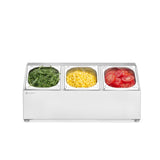 Suport pentru recipiente Gastronorm, HENDI, 3 compartimente, 512x245x(H)215mm