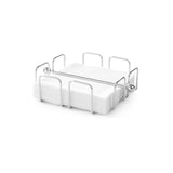 Suport servetele, otel cromat, 190x190x(H)65 mm, Hendi