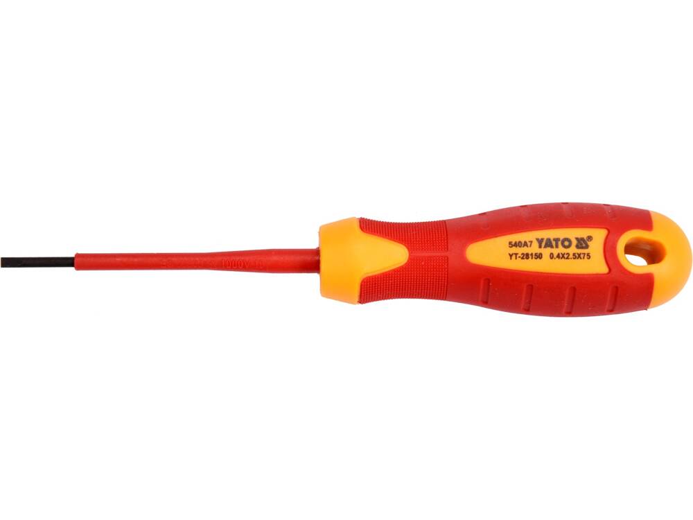 SURUBELNITA IZOLATA VDE,2,5X75MM YATO YT - 28150 YATO - scule electrice si unelte profesionale - BricoMart