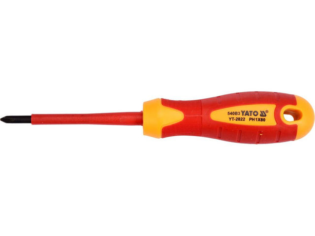 SURUBELNITA VDE, PH1X80MM YATO YT - 2822 YATO - scule electrice si unelte profesionale - BricoMart