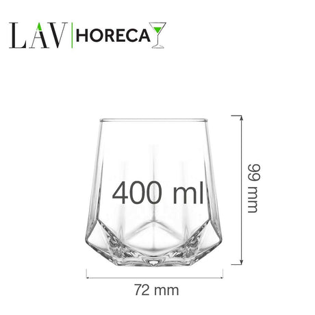 Pahar pentru whisky Verona 400 ml, LAV