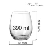 Pahar Cantare lowball, 390ml Fine Dine