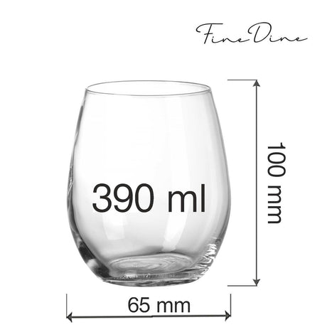 Pahar Cantare lowball, 390ml Fine Dine