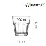 Pahar tip lowball pentru apă Amsterdam, 200 ml, LAV