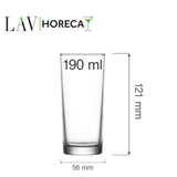 Pahar inalt Berna 190ml, LAV