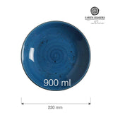 Farfurie adanca albastra Iris, 230 mm, 900 ml  FIne Dine