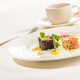 Farfurie Fine Dine, Crema 200 mm