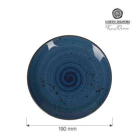 Farfurie intinsa albastra Iris 190 mm FIne Dine