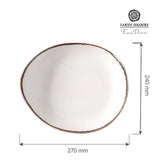Farfurie Vanilla, 270x240 mm Fine Dine
