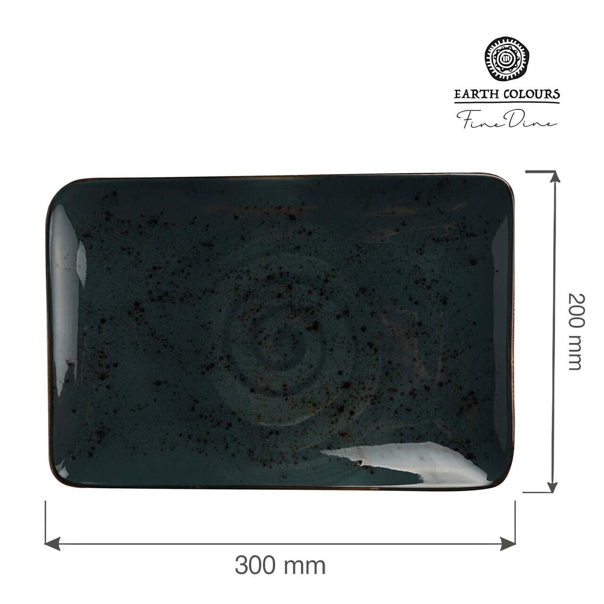 Farfurie dreptunghiulara Arando, 300x200 mm Fine Dine