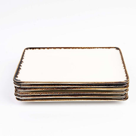 Farfurie dreptunghiulară Vanilie, 300x150 mm Fine Dine