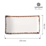 Farfurie de servire Vanilla, 215x180 mm Fine DIne