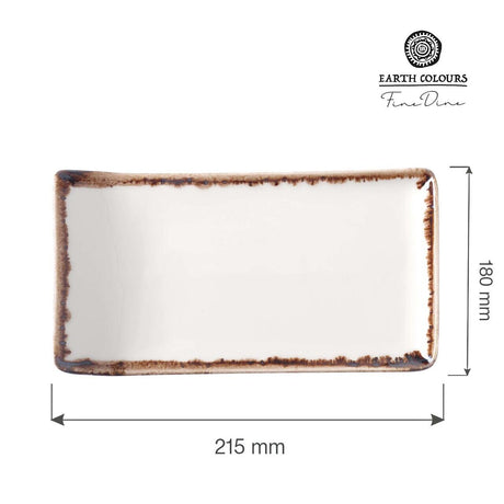 Farfurie de servire Vanilla, 215x180 mm Fine DIne