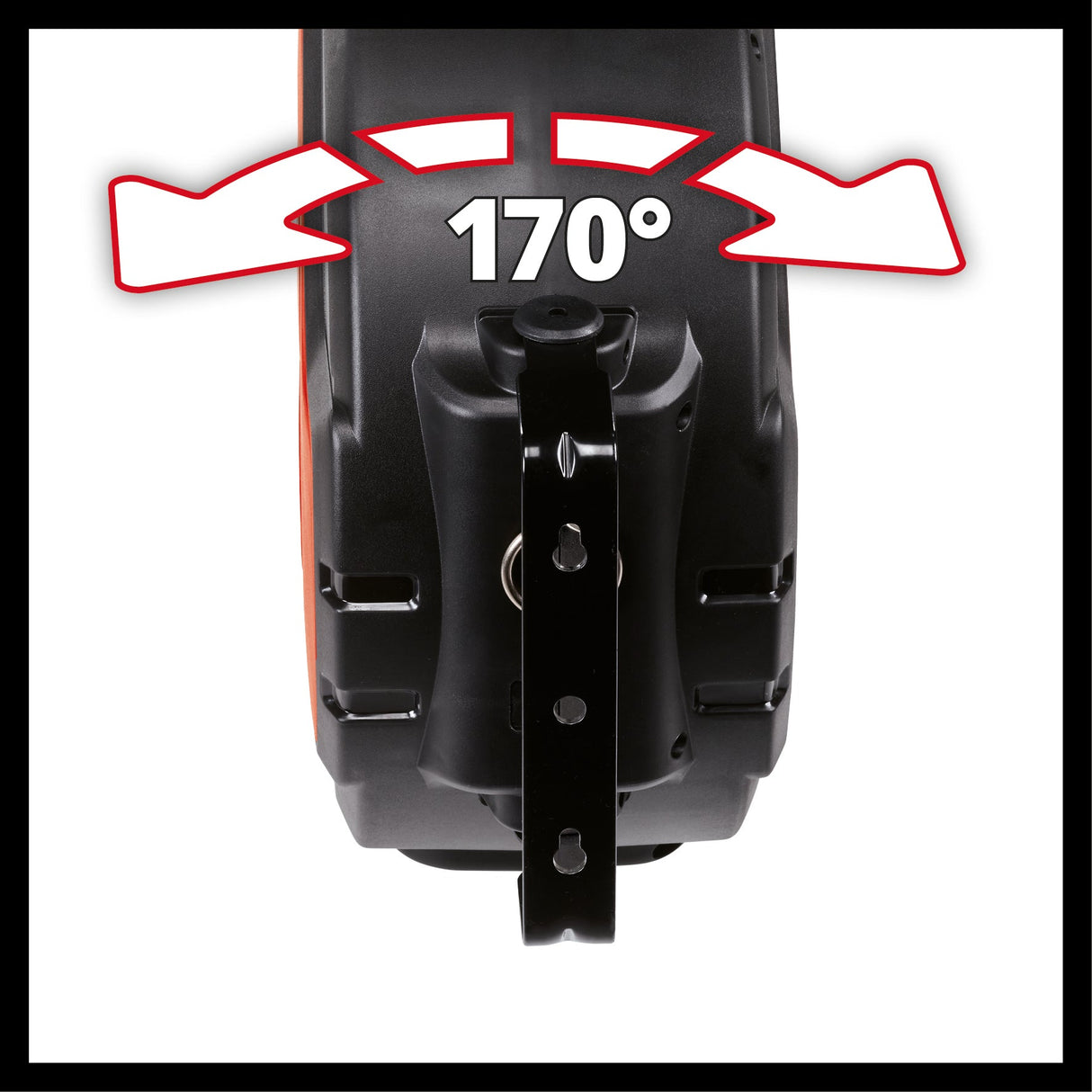 Tambur cu furtun aer comprimat Einhell TC - PH 150, lungime furtun 15 m + 1,5 m furtun de conectare, diametru interior furtun 9 mm, presiune maxima de functionare 16 bar, incl. suport de perete Einhell - scule electrice si unelte profesionale - BricoMart