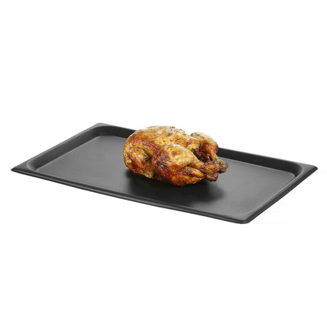 Tava cuptor cu strat antiaderent CONVECTOMAT ROAST, HENDI, GN 1/1, Negru, 530x325x(H)17mm