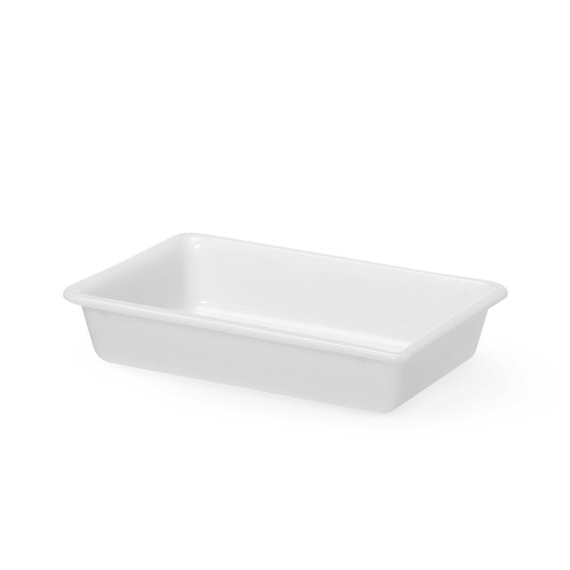 Tava de preparare, HENDI, 3L, Alba, 340x235x(I)70mm, Dreptunghiulara
