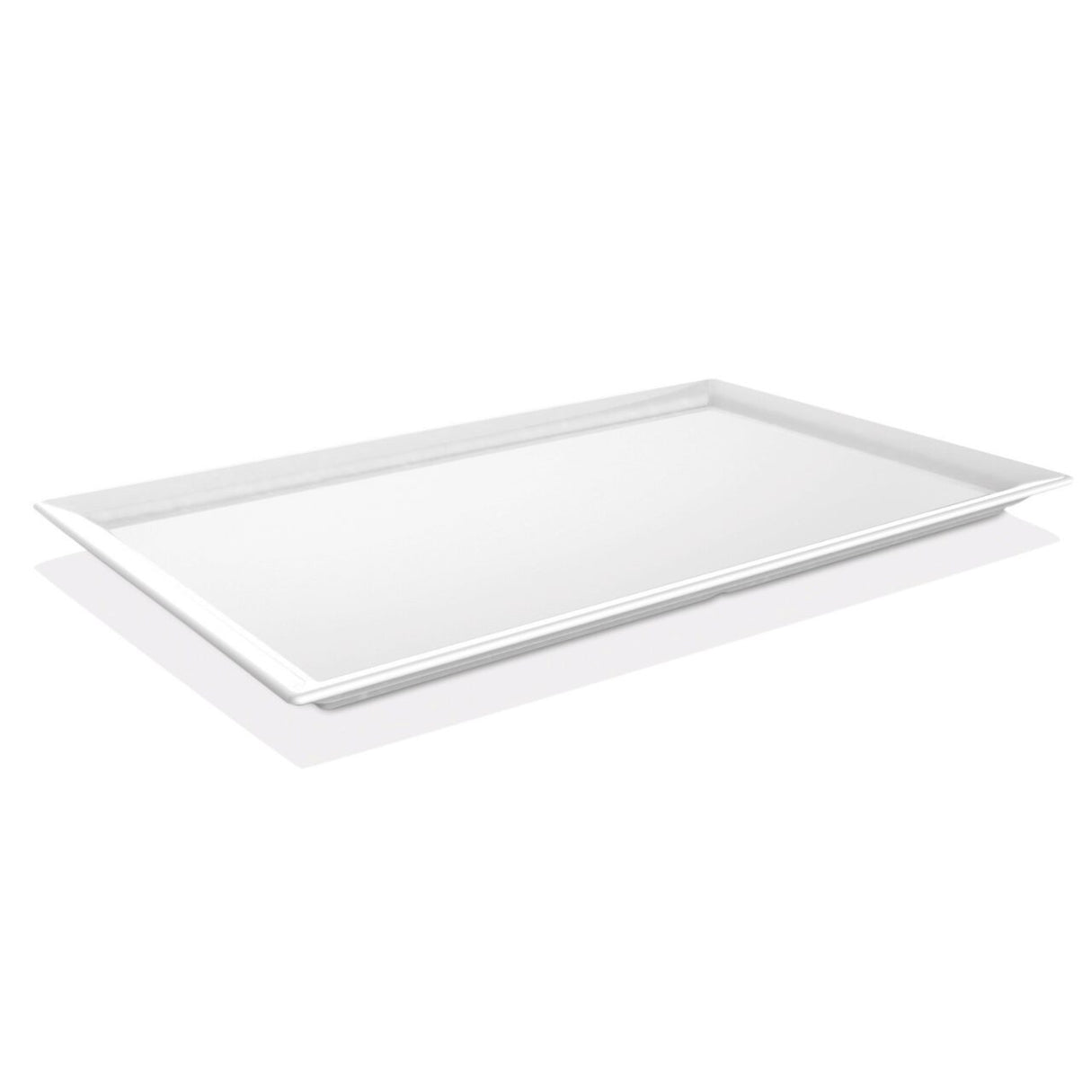 Tavă dreptunghiulară GN 1/1 melamină, albă 530x325x(H)30 Fine Dine