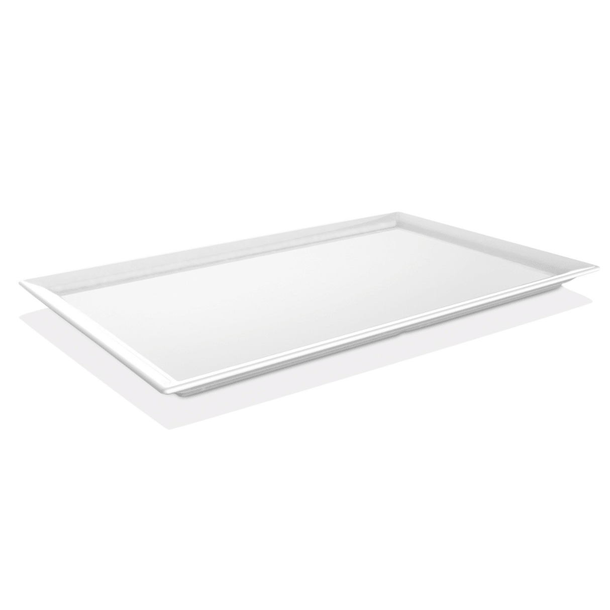 Tavă dreptunghiulară GN 1/1 melamină, albă 530x325x(H)30 Fine Dine