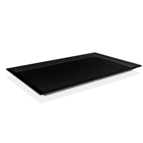 Tavă dreptunghiulară GN 1/2 melamină, neagră 325x265x(H)30 Fine Dine