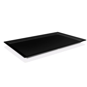 Tavă dreptunghiulară GN 1/3 melamină, neagră 325x176x(H)30 Fine Dine